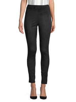 Bb Dakota Break On Through Faux-suede Leggings