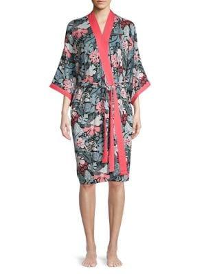 Sesoire Printed Surplice Wrap