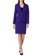 Tahari Arthur S. Levine Two-piece Darted Front Skirt Suit