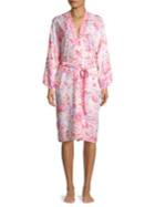 Miss Elaine Floral Self-tie Wrap