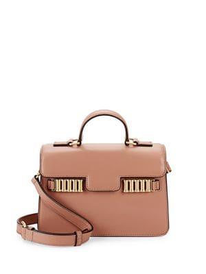 Donna Karan Paola Crossbody Leather Satchel