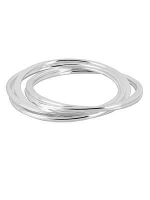 Robert Lee Morris Flat Bangle Bracelet Set
