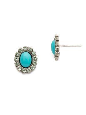 Sorrelli Vivid Horizons Swarovski Crystal Daisy Earrings
