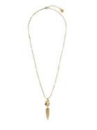 Vince Camuto Goldtone And Glass Stone Cluster Pendant Necklace