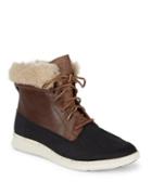 Ugg Fillmore Roskoe Leather & Suede Wool Lined Boots