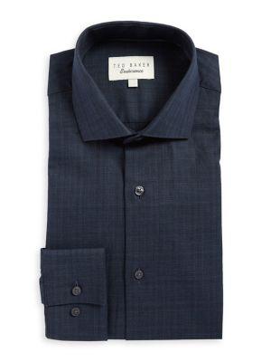 Ted Baker London Cross Hatch Cotton Dress Shirt