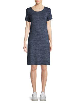 H Halston Short-sleeve Shift Dress