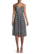 Elie Tahari Floral Fit-&-flare Dress