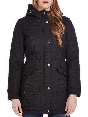 Weatherproof Hooded Quilted Walker Jacket