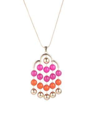 Trina By Trina Turk Weekend In Boca Goldtone Pendant Necklace