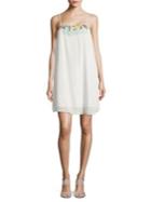 French Connection Melissa Embroidered Cotton Dress
