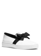 Michael Kors Collection Val Bow Patent Leather Sneakers