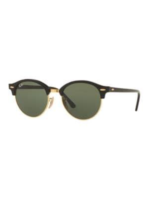 Ray-ban Rb4246 51mm Round Clubmaster Sunglasses
