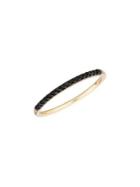 Adina Reyter 14k Yellow Gold & 0.1 Tcw Black Diamond Pave Band Ring