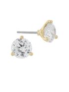 French Connection Faceted Crystal Stud Earrings