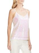 Vince Camuto Ethereal Dawn Iridescent Sequin Camisole