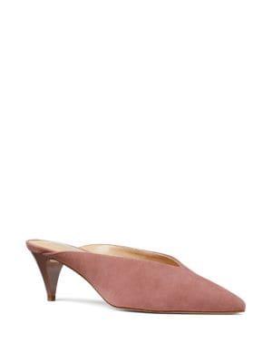 Michael Michael Kors Cambria Suede Heeled Mule