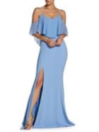 Dress The Population Summer Diana Cold-shoulder Gown
