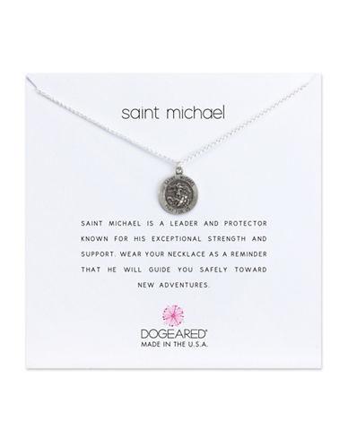 Dogeared Reminder Saint Michael Sterling Silver Pendant Necklace
