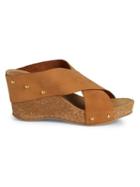 Carvela Sooty Studded Wedged Sandals