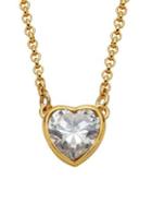 Kate Spade New York Goldplated And Cubic Zirconia Mini Heart Pendant Necklace