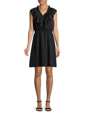 Imnyc Isaac Mizrahi Sleeveless Ruffle Dress