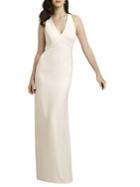 Dessy Collection Full-length Sleeveless Crepe Gown