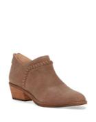Lucky Brand Fawnn Brindle Leather Booties