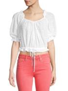 Free People Dorothy Stripe Cotton Blend Top