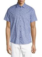 Boss Regular-fit Floral Button-down Shirt