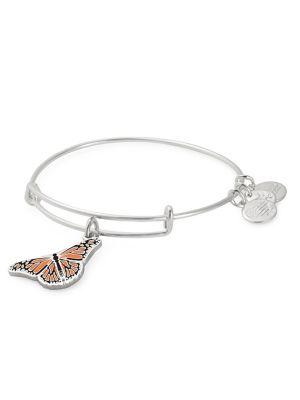 Alex And Ani Monarch Butterfly Charm Bangle Bracelet