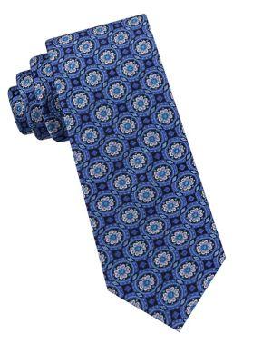 Ted Baker London Circle Medallion Silk Tie