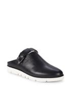 Gentle Souls By Kenneth Cole Esther Buckle Leather Clogs