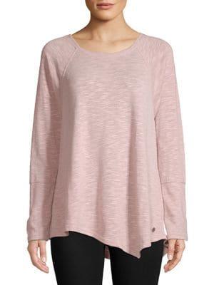 Calvin Klein Performance Asymmetrical-hem Top