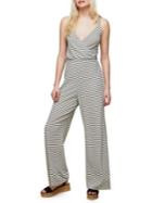 Miss Selfridge Striped Wide-leg Jumpsuit