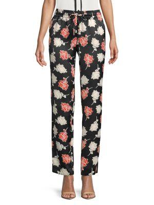 Calvin Klein Floral Straight Leg Pants