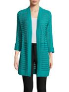Nipon Boutique Open-stitch Raglan Cardigan