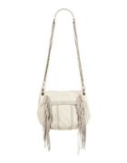 Liebeskind Berlin Danielle Fringed Suede And Leather Crossbody