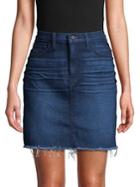 Hudson Jeans Lulu Lace-up Side Denim Skirt