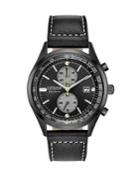 Citizen Chandler Eco-drive Chronograph Stainless Steel & Leather-strap Watch