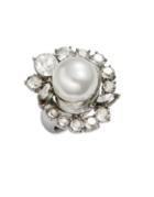 Oscar De La Renta Faux Pearl And Stone-accented Statement Ring