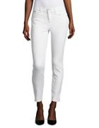 Ivanka Trump Solid Skinny Mid-rise Jeans