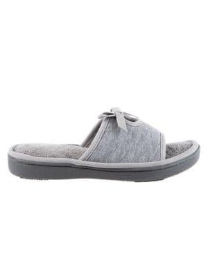 Isotoner Amelia Quilted Jersey Slides