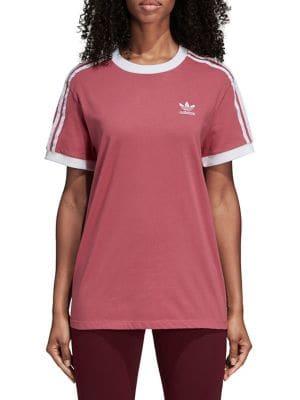 Adidas Originals Three-stripes Cotton Tee