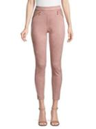 Ivanka Trump Pin Tuck Faux-suede Pants