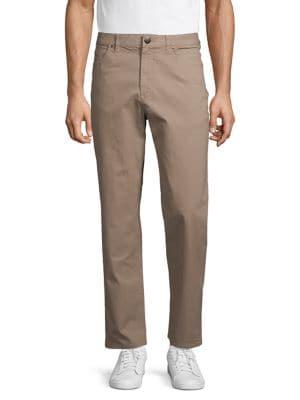 Black Brown Straight Leg Pants