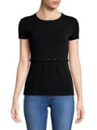 Bailey 44 Buttoned Short-sleeve Top