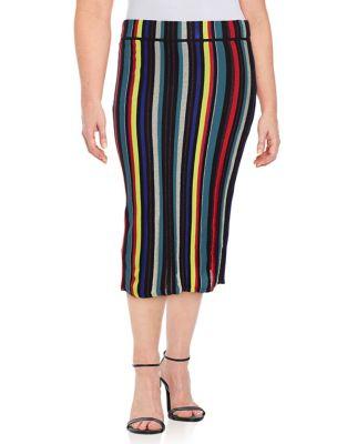 Rachel Rachel Roy Plus Stripe Skirt