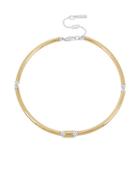 Kenneth Cole New York Chain Gang Two-tone Collar Necklace