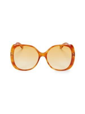 Gucci 56mm Oversized Square Sunglasses